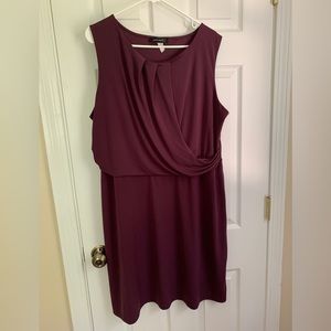 plum purple cocktail dress